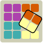 Ruby Square - casual game - icon