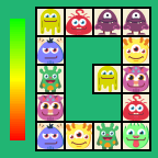 Connect Monsters - juego casual - icono