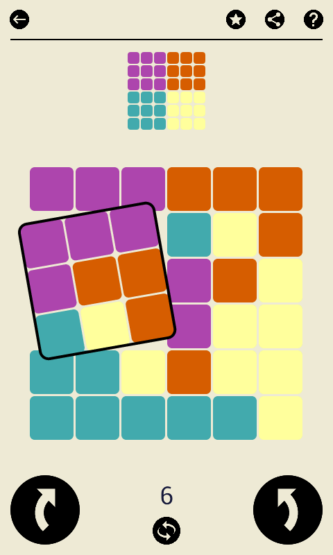 Ruby Square - casual game - screenshot